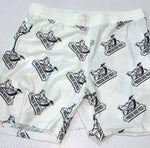 Patterned Shorts (White)